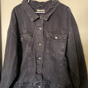 Cotton on oversized denim jacket
